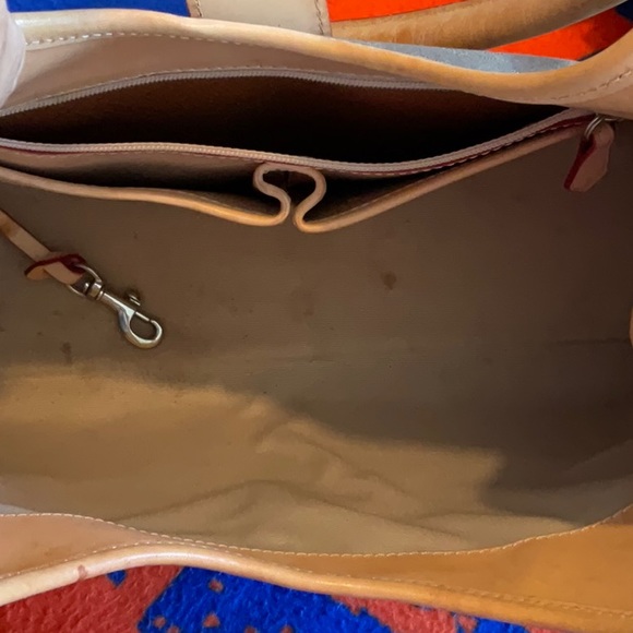 Dooney & Bourke Vintage Set of 3 Taupe Canvas & Tan Leather Bags, Preowned - Picture 15 of 16